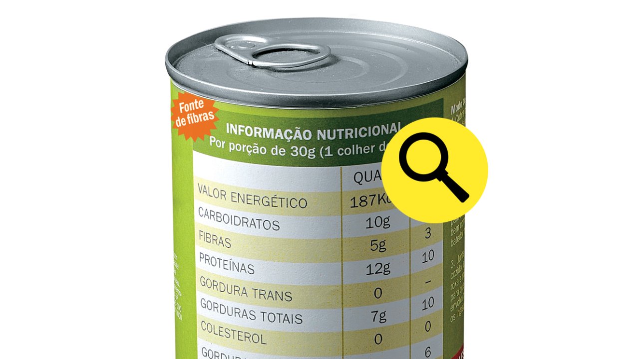 novo rótulo de alimentos industrializados