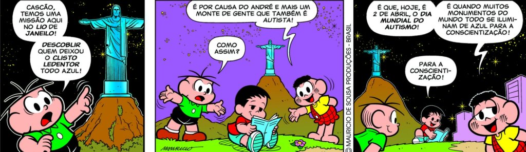 Tirinha de turma da mônica