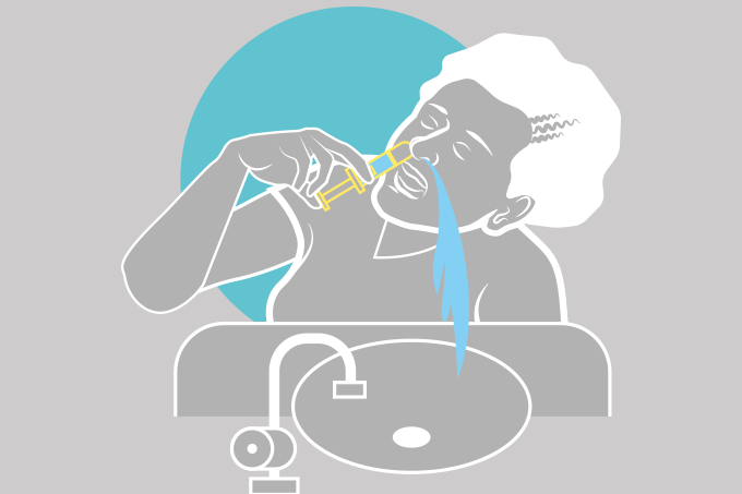 Qual é a forma correta de lavar o nariz?