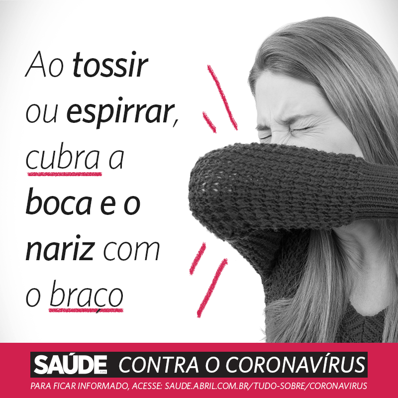 card-corona5 Ao tossir ou espirrar, cubra a boca e o nariz sem o braço