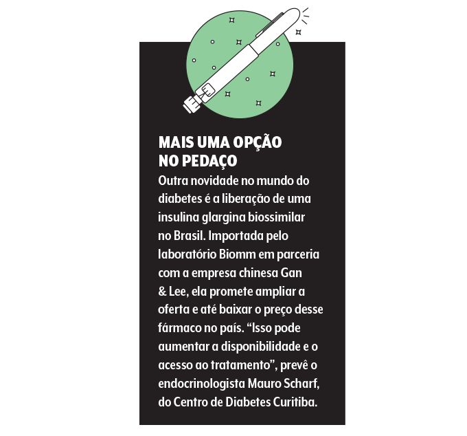 mais uma opção de insulina no pedaço mais uma opção de insulina no pedaço