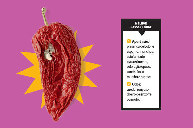 perigo de comer alimentos estragados