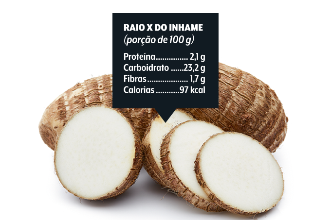 infos nutricionais sobre inhame